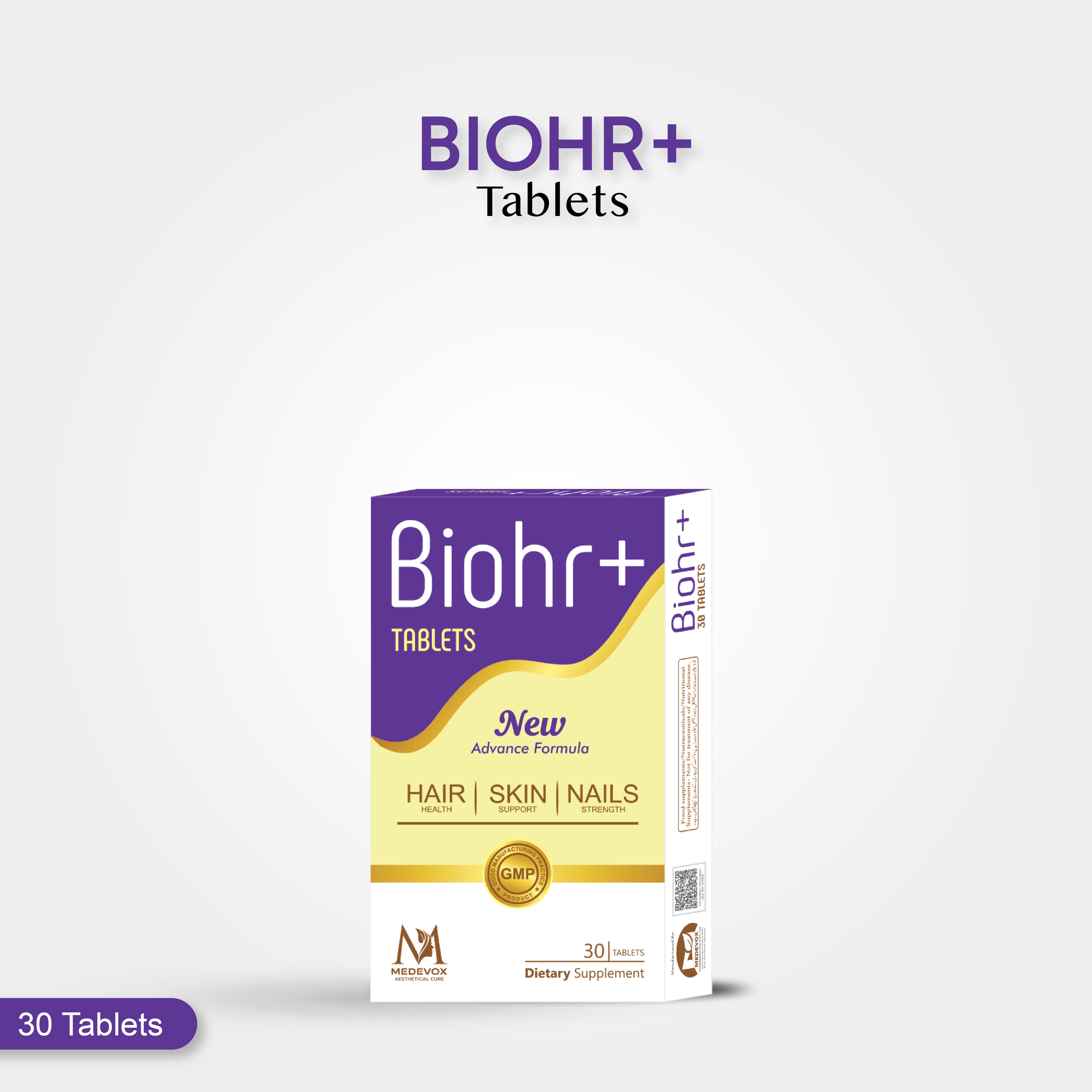Biohr+ TABLETS – Medevox