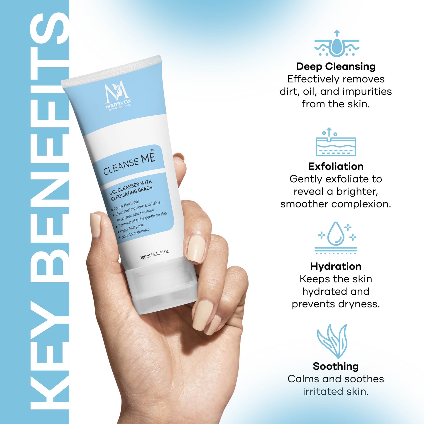 Perfect complexion Kit: Glutone tablets | Cleanse ME | Moisture ME | Protect ME spf 60 | Pristine ME