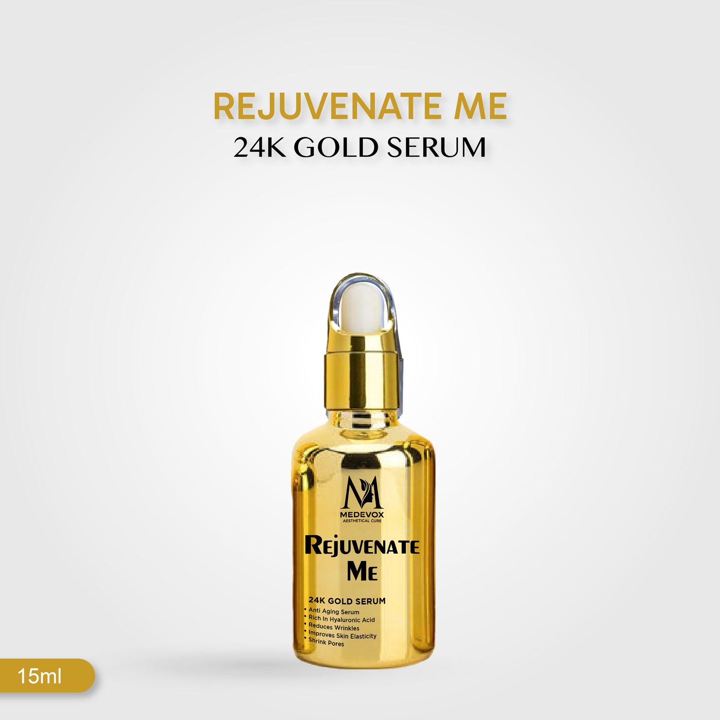 Rejuvenate ME | 24K Gold Serum  Hydrate Dry Skin