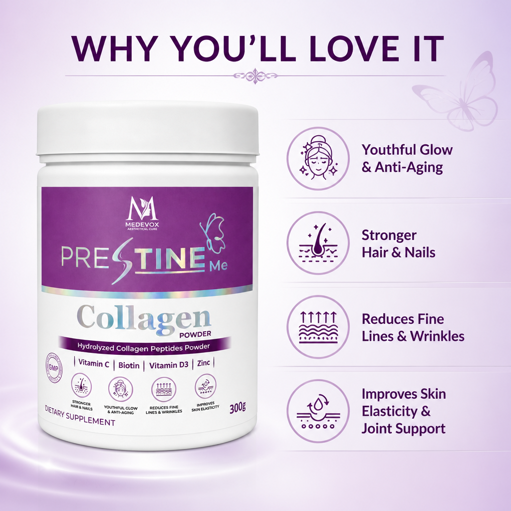Medevox Prestine Me Hydrolyzed Collagen Powder – (300g)