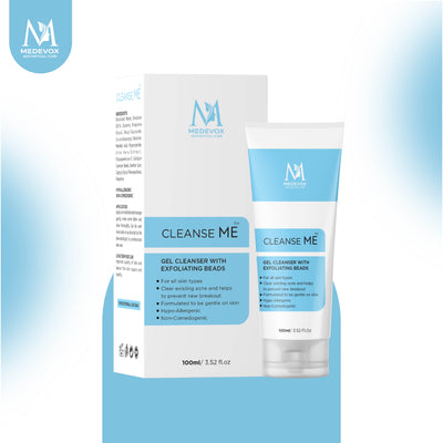 CLEANSE ME | Gentle Daily Facial Cleanser to Brighten Dull Skin & Clear Acne, Blackheads & Whiteheads