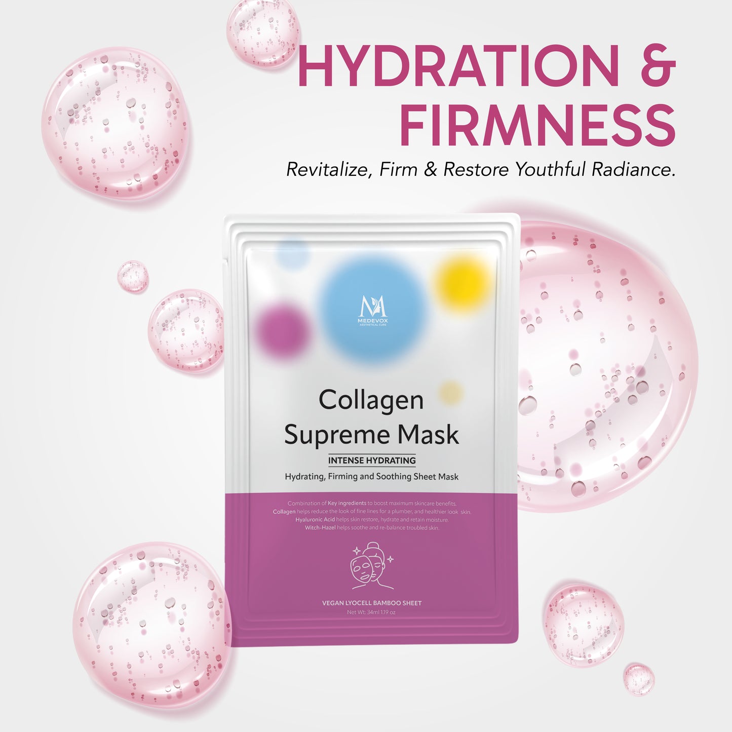 Medevox COLLAGEN SUPREME MASK Pack of 1