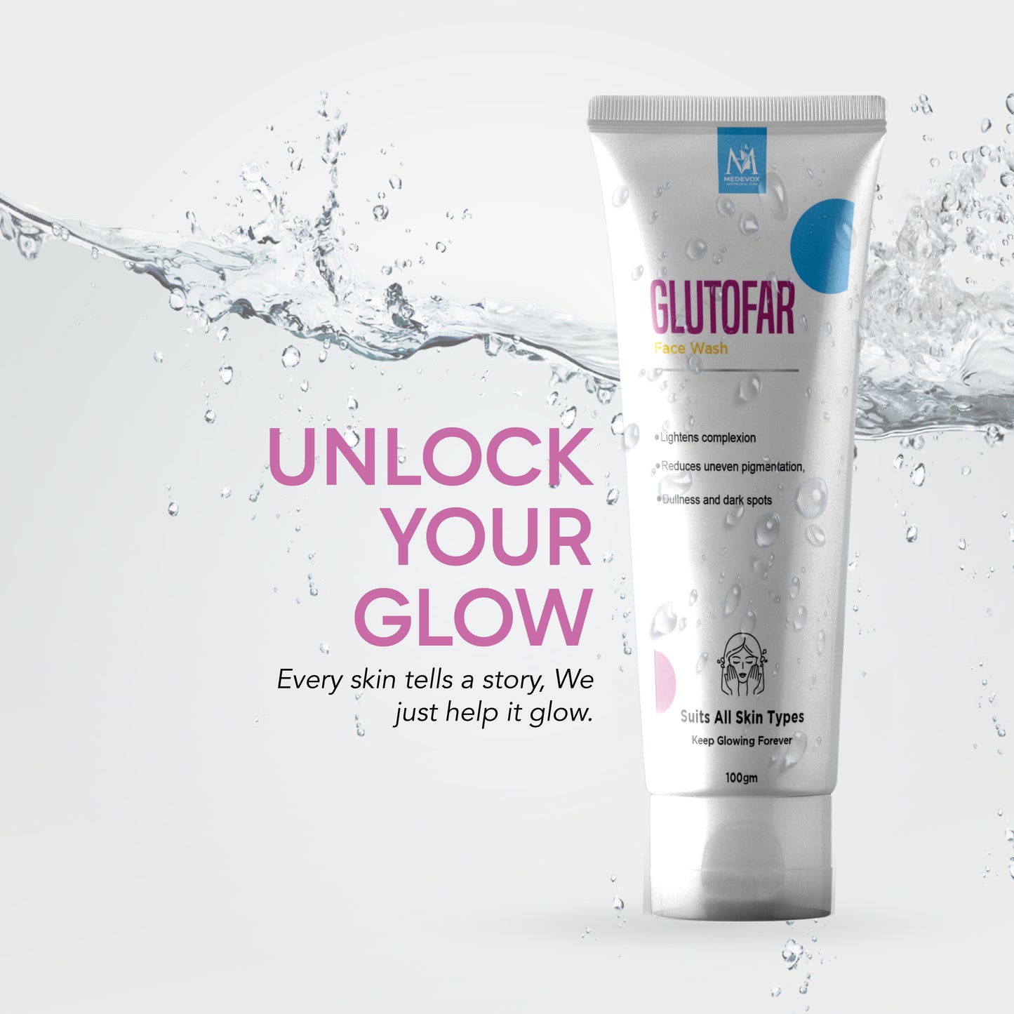 GLUTOFAR | Face Wash