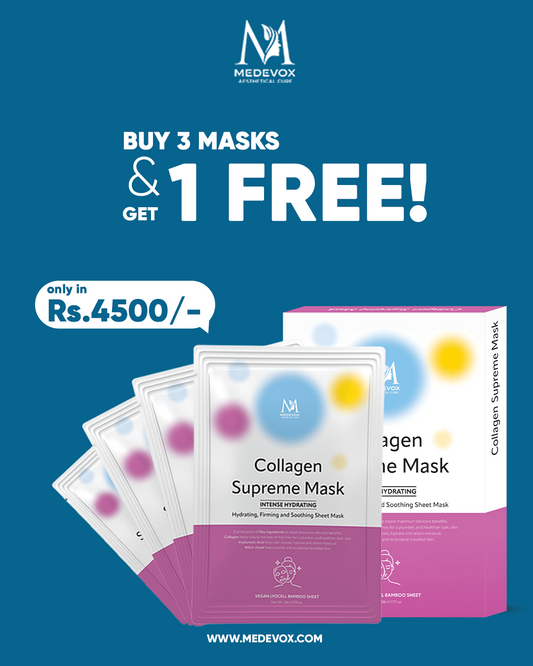 Medevox COLLAGEN SUPREME MASK Pack of 3