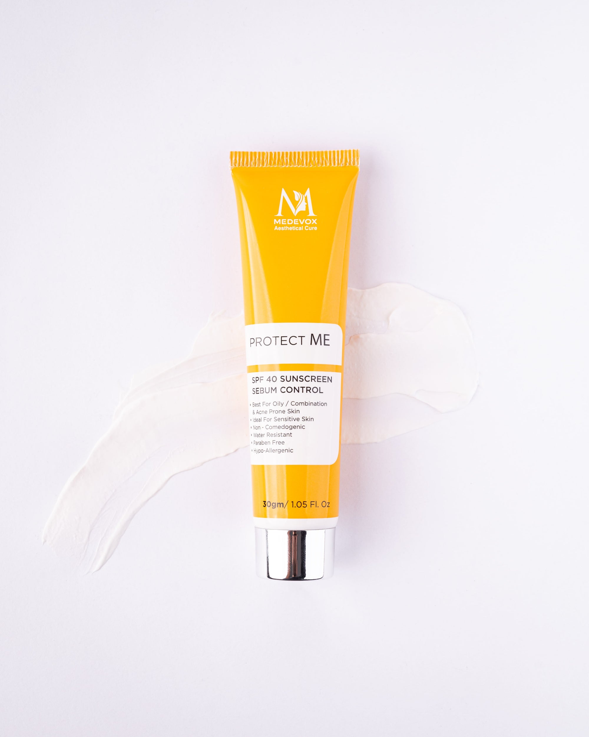 Protect ME: Spf 40 | Sebum Control | Best For Oily & Sensitive Skin Protection.