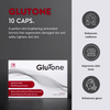 GluTone (10 Capsules) | For Glowing & Healthy Skin, Brightening and Clearing