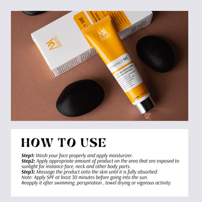 Protect ME: Spf 40 | Sebum Control | Best For Oily & Sensitive Skin Protection.