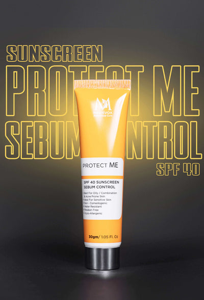 Protect ME: Spf 40 | Sebum Control | Best For Oily & Sensitive Skin Protection.